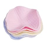 Prettyia 防水　母乳パッド　三層　コットン　再利用可能　通気性　お肌に優しい　6枚　コーマコットン