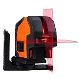 suaoki クロスラインレーザー 十字・水平・垂直レーザー選択 自動水平調整機能 コンパクト 軽量 操作簡単 磁気ブラケット付き 対応幅広い