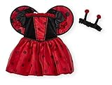 Koala Kids Girls 2 Piece Red/Black Ladybug Costume with Headband- 18/24 Months [並行輸入品]