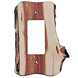 Sierra Lifestyles Rustic 1 Rocker Switch Plate, Juniper by Sierra Lifestyles