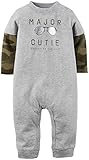カーターズ Carter's ロンパース カバーオール 長袖 男の子 コットンジャージー 綿100% Major Cutie Jersey Jumpsuit 18M (78-83cm) [並行輸入品]