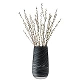 LSA (エルエスエー)G1057-38-253 SILK(シルク) フラワーベース (花器) ブラック 高さ38cm