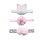 BIANHUAN ベビー ヘアバンド ヘアアクセサリー リボン 3点セット 赤ちゃん 髪留め キッズ 女の子 出産祝い 髪飾り カチューシャ おしゃれ 子供用 可愛い 新生児 赤ちゃん 内祝い お宮参