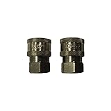 Shark Pressure Washers 89222130 Stainless Female Coupler, 1/4-Inch, 2-Pack [並行輸入品]