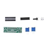 IPOTCH バッテリー　LED　ディスプレイモジュール　電源　バー　表示　モジュールキット　10セグメント　 DIY LM3914 キット　全3色 - 緑