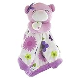 Carter's Security Blanket, Purple Bear with Floral (Discontinued by Manufacturer) by Carter's
