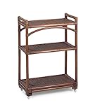 今枝ラタン ワゴンキャスター付き W-12DW