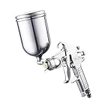 Flameer 400ml スプレーガン HVLP 重力式 フィード ペイント スプレーャー 家具 塗装 車補修 塗料ガン 小型 エアスプレーガン