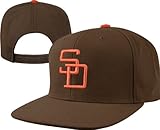 San Diego Padres MLB 400シリーズフラットつば調整可能なスナップバック帽子- - - - - - -