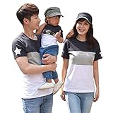 [Veroman] 親子コーデ キッズ Tシャツ リンクコーデ (8号 星柄)