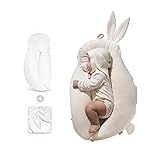 【公式】 RaRas ララス うさぎ クッションピロー 通気性 天然バンブー素材 新生児対応 無香無染 ギフト仕様 使用対象0ヶ月以上 (バンブーメッシュ)