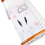 Firlar　ベビーベッド用 ベビー敷フィット マットレスカバー　ベビーベッド床笠カバー　ボックスシーツ 布団カバー　敷布団　寝具カバー　100％コットン 幼稚園床笠カバー 四季適用　収納袋付き
