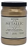 Rust-Oleum Metallic Accents 253537 Decorative 32-Ounce Quart Water Based One Part Metallic Finish Pa