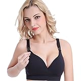 （ワボーズ） Waboatsカップ付き 全世界で大ヒッ　マタニティ ブラジャー ナイトブラ ストレッチレース付きやわらか授乳ブラジャ 授乳服 授乳用ブラジャー 妊婦 産後 矯正下着 ノンワイヤー ブラ