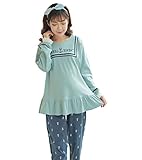 Asia Color マタニティ 授乳服 スウェット 上下 セットアップ 授乳口付き パジャマ 家着 ルームウェア ウエスト調整 綿 コットン (M, イカリ柄)