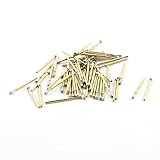 uxcell　テストプローブピン　金属素材　ラウンド球面チップ　P75-D　16.5mm 長い　100枚入り