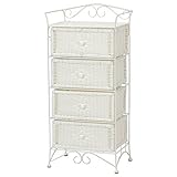 ランドリー 収納家具 キャビネット ホワイト