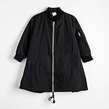 (ティッタン) TTITTANG 子供服 女の子 男の子 モッズ コート 全2色 ミリタリー ロングコート キッズ 幼児 韓国 90 100 110(090 (キッズ S), ブラック),TT-7-S