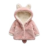 Kukiwaうさぎの耳 ベビー服 女の子コートおしゃれ 子供服 ベビー服冬 長袖秋冬防寒着 厚手 ジャケット子供 赤ちゃん服 キッズこーと女の子 暖かい　プレゼント イベント パーティー 写真撮影　発