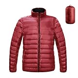 [Gemdeck] ダウンジャケット メンズ 大きいサイズ 超軽量 ウルトラライトダウン 防水 防風 暖かい 登山服 アウトドア アウター