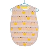 Petforu　スリーパー 　6重ガーゼ スリーパー　赤ちゃん寝袋　　冷房 通気性 寝冷え防止 吸収性　S/M/L三サイズ　 (Mサイズ)