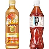 【セット買い】[トクホ] サントリー 伊右衛門 特茶 ほうじ茶 500ml×24本 + [機能性表示食品] サントリー 烏龍茶 525ml ×24本