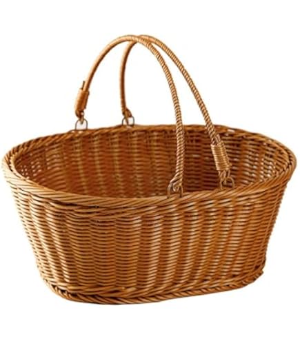 バスケット　カゴ　籐　ラタン 楽天市場】ラタンバスケットの通販