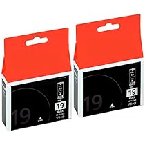 Amazon.co.jp: 【純正品】BCI-19 BCI-19BK(黒) 2個セット インク