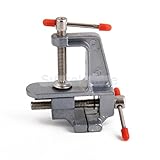 アルミミニベンチバイス旋回テーブルトップクランプ副ユニバーサルホビー DIY 作業