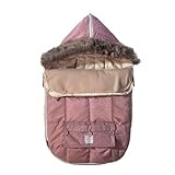 7AM Enfant Le Sac Igloo Footmuff, Converts into a Single Panel Stroller and Car Seat Cover, Rose, Me
