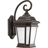 Progress Lighting p5686 Crawford 1ライト17 " Tallアウトドア壁取り付け用燭台with Etche、 P5686-108 1