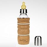Nature's Design ネイチャーズデザイン THANK YOU 100％ナチュラルボトル ウォーターボトル For Baby＆amp;Kids 哺乳びん 300ml