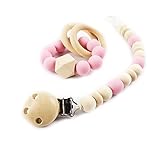 Pacifier Clip Chewable Beads Baby Accessories Food Grade Materials Safe and Natural Teether Infant S