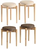 タマリビング スタッキングスツール ホルント 【4台入】 アイボリーx2 ベージュx2 50002801