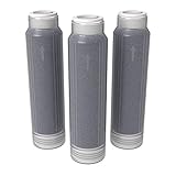 AQUATICLIFE 逆浸透 10インチ 混合ベッド 色変化 デイオン化樹脂フィルターカートリッジ RO/DIシステムユニット用 3個パック