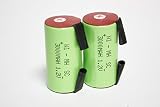 ニッケル水素　Sub-C SC タブ付　充電池　バッテリー 3000mah (2)