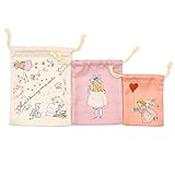 くらはしれい 3P 巾着 (RD) (レッド) Kurahashi Rei 3個 セット 3枚組 ポーチ KHR009