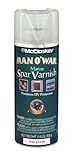 McCloskey 7555 Man O'War Spar Marine Varnish 11.5-Ounce Spray Clear Satin [並行輸入品]