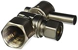 Jaclo 616 – 2-sn 1 / 2 " OD X 3 / 8 " IPS角度付きバルブレバー、サテンニッケル
