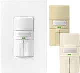 Eaton os310r-c1-k占有センサー単極または3ウェイデュアルスイッチwithカラー変更キット、アーモンド、ホワイト、アイボリー