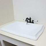 洗面ボウル 陶器 オーバーカウンタータイプ 埋め込み スクエア 幅60cm INK-0402027H