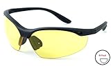 Calabria 91348 Bi-Focal Safety Glasses UV Protection in Yellow +1.50 by Calabria