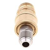 Perfk カップリング　14mmオス to 18mmオス　圧力洗浄機用　クイックリリース　真ちゅう製　