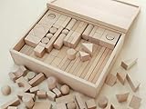 木製おもちゃのだいわ 積木 3B セット 137pcs