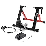 Sportneer 自転車トレーニング 固定式 ローラー台 8段階負荷調整 マグネット式 26～28インチに対応 サイクルトレーナー 自転車