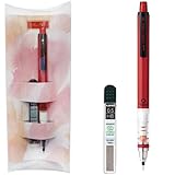 お祝いセット シャーペン クルトガ (ギフトケース ＋ 0.5mm HB替芯) 三菱鉛筆 レッド M5-450 1P.15 (レッド)