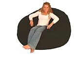 Comfort Research 5-Feet Diameter King Fuf Chair Black Micro Suede [並行輸入品]