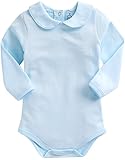 [Vaenait Baby]100%綿ベビー服男女兼用ロンパース肌着ボディスーツカバーオール Round Collar Sky S