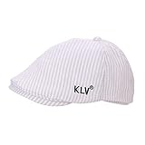 ベビー用ハット Hosam　女の子　男の子　2-5歳子ども　ベレー帽 ストライプ 　イングランド風　ロンド式ファッション　春　秋　夏　日焼け止め 防寒　お出かけ用　赤ちゃん帽　誕生日 出産祝い 記念写