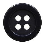 清原(KIYOHARA) サンコッコーシリーズ ベーシックボタン 10個入 直径15mm 紺 ポリアセタール SUN10-126